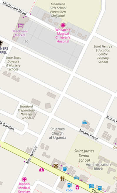 Map of Jinja