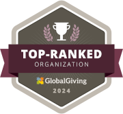 GlobalGiving top ranked organization badge